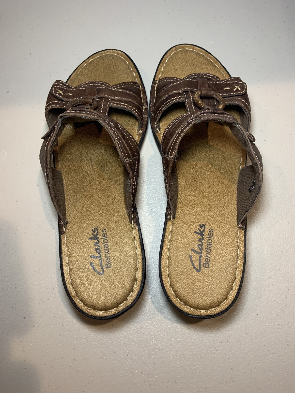 Clarks Bendables Open Toe Multicolor Sandals Wome… - image 4