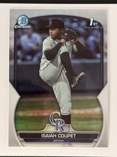 2023 Bowman Draft #BDC-37 Isaiah Coupet Chrome Refractor