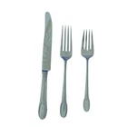1933 International Silver Trousseau Pattern Sterling Flatware 2 Forks 1 Knife No