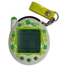 Bandai Keitai Kaitsuu Tamagotchi Plus Clover White Green Tested Working 2004