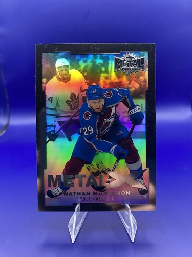 Nathan MacKinnon #MX-25 2021 Skybox Metal Universe X card