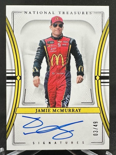 Jamie McMurray 2024 National Treasures Racing Signatures /49 #S-JMR - 第 1/2 張圖片