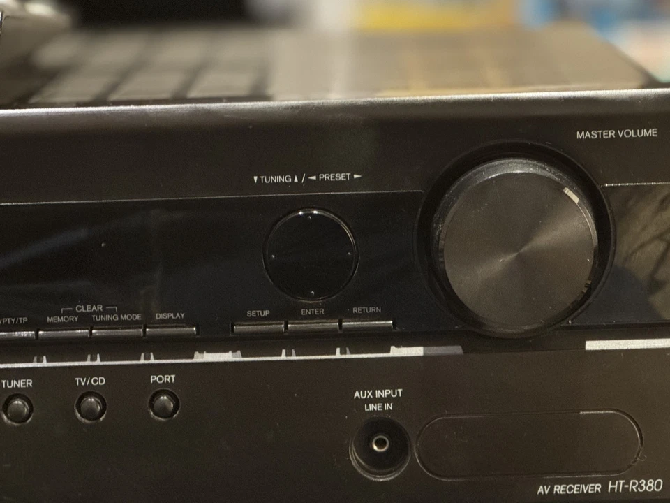 ONKYO HT-R380 AV Receiver  Amplifier + Remote Working Very Good - Image 3 of 4