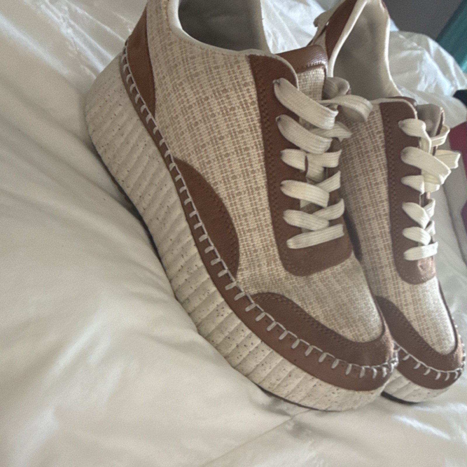 Universal Thread Beige Brown Comfort Sneakers Wom… - image 3