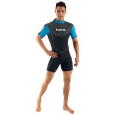 Seac Sense 2,5mm High Stretch Comfortable Neoprene Short Wetsuit Men for Scuba,