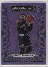 2022 Panini Obsidian Electric Etch Purple Flood 37/49 Russell Westbrook #60 12z3