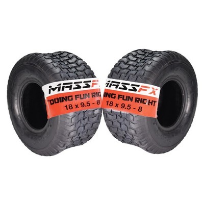 MASSFX 18x9.508 front or rear Turf Tires for golf carts and lawn mowers, 4Ply...