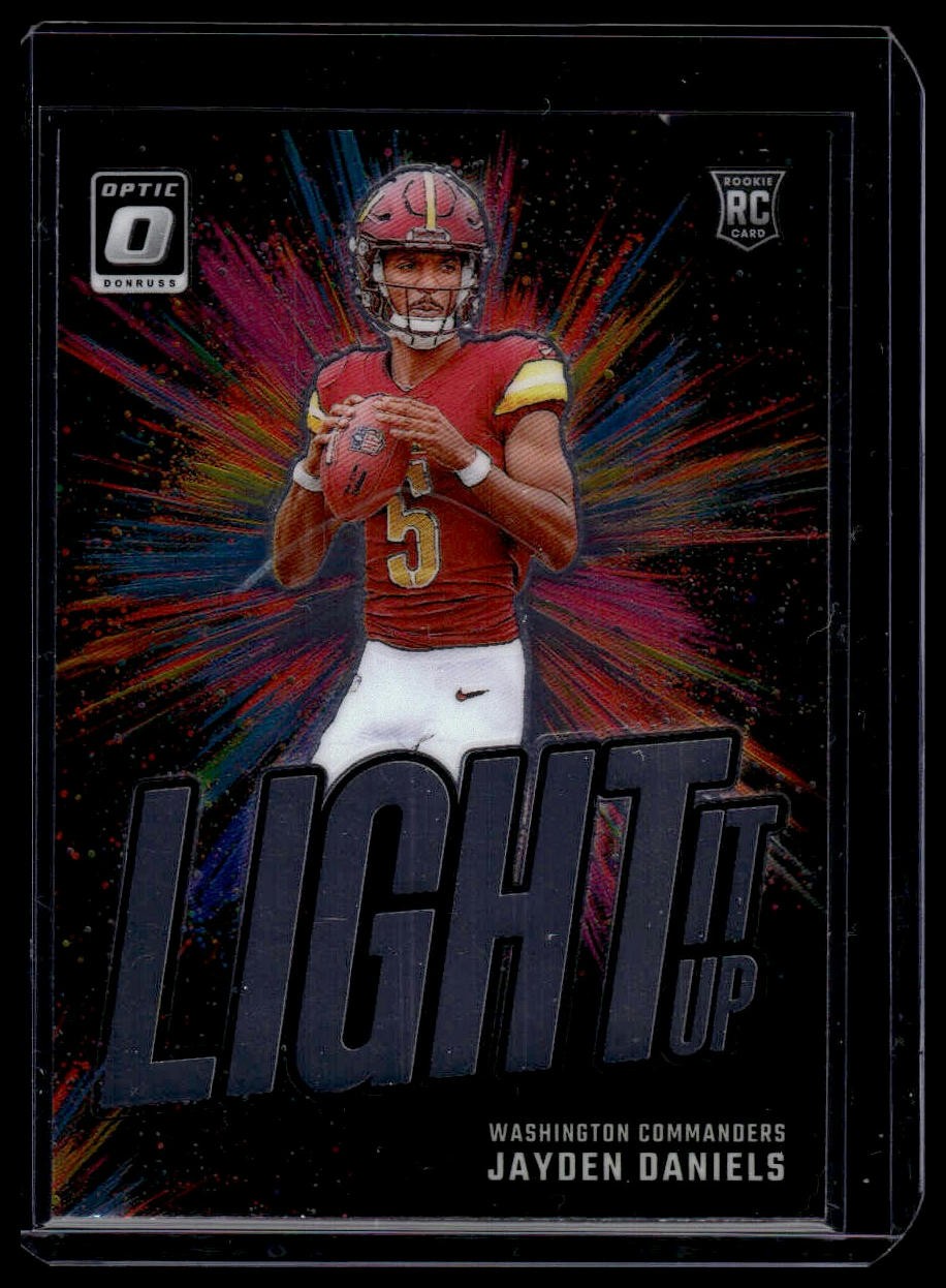 2024 Donruss Optic #8 Jayden Daniels Light It Up
