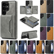 For Samsung S26/S25/S24/S23 Ultra Detachable Wallet Leather Magnetic Flip Cover
