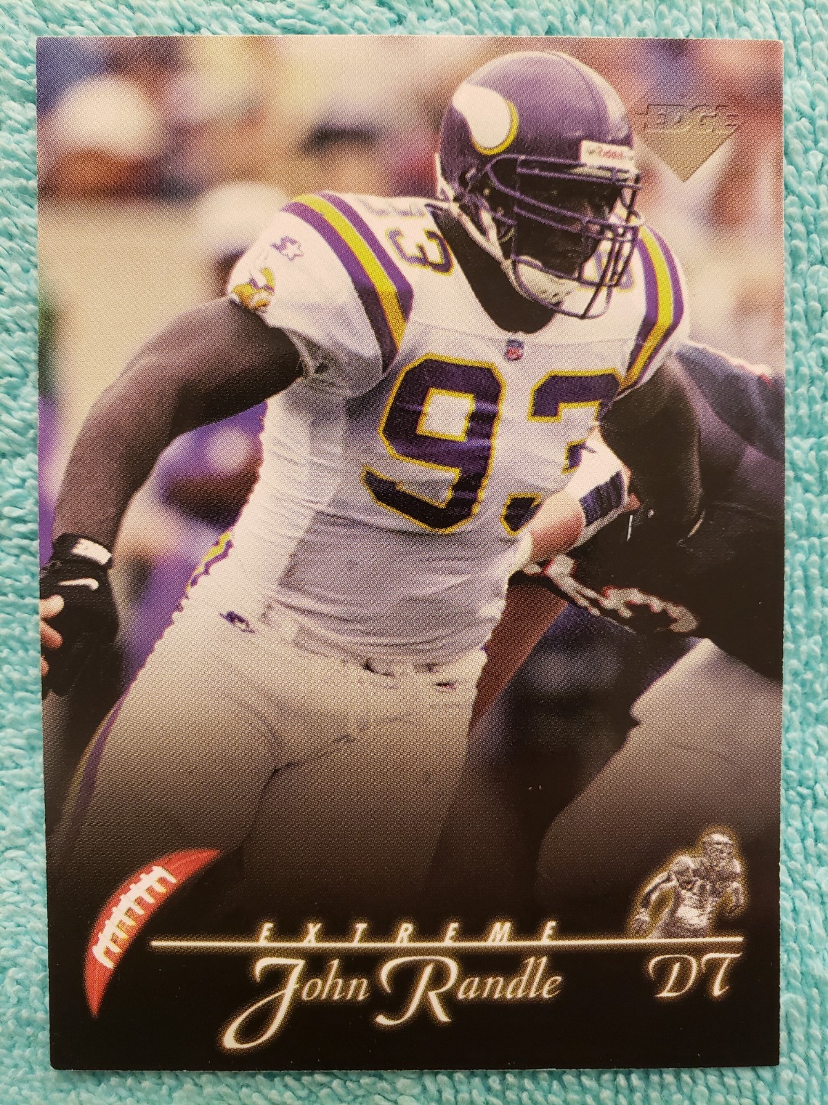 1997 COLLECTOR'S EDGE EXTREME JOHN RANDLE #96 MINNESOTA VIKINGS 