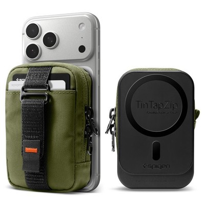 For iPhone Magsafe | Spigen Tintap Zip Nylon Card Holder Mag Fit