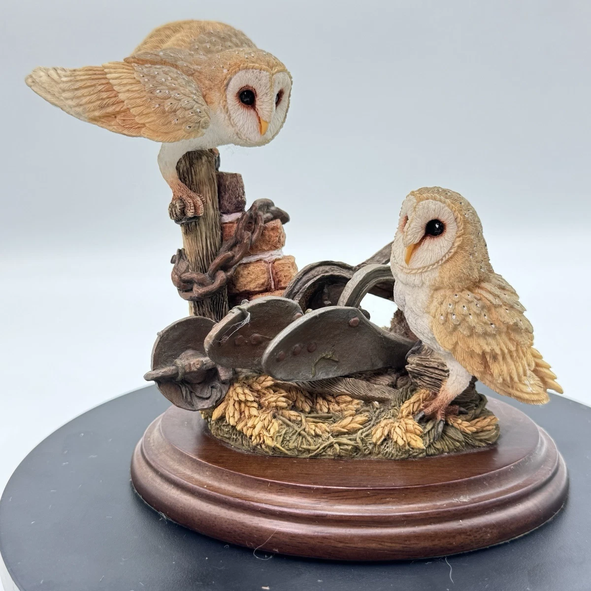 Country Artists フクロウ置物 1990年英国製 Barn Owl W92 Vintage