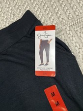 Jessica Simpson Women's Pants Sz M Comfort Pull-On Black A4