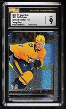2018 Upper Deck Young Guns Speckled Rainbow Foil Eeli Tolvanen CSG 9 Mint 02lp