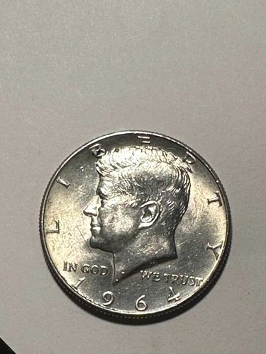 ALMOST/ UNC BEAUTIFUL 1964-D Denver Mint Silver Kennedy Half Dollar N288