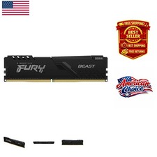 Gaming-Ready Fury Beast 8GB 3200MHz CL16 DDR4 Memory - Intel AMD Compatible