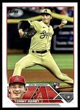 2023 Topps Tommy Henry Rookie Arizona Diamondbacks #336