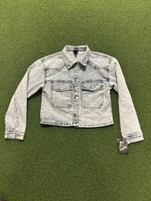 Art Class Girl's Size Large 10-12 Oversized Jean Jacket Blue Denim