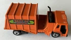 Vintage 1982 HOT WHEELS Orange Trash Truck Sanitation Department Truck Garbage