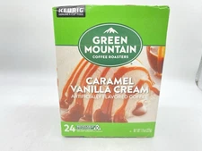 Green Mountain Coffee Caramel Vanilla Cream, Keurig K-Cup, Light Roast, 24 count