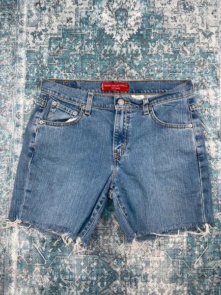 Levi's 515 Boot Cut Low Rise Cut-Off Shorts