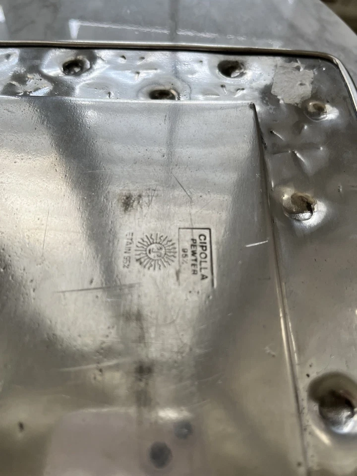 Bandeja para servir Richard Cipolla para Neiman Marcus peltre estrella de David Foto 4 de 4