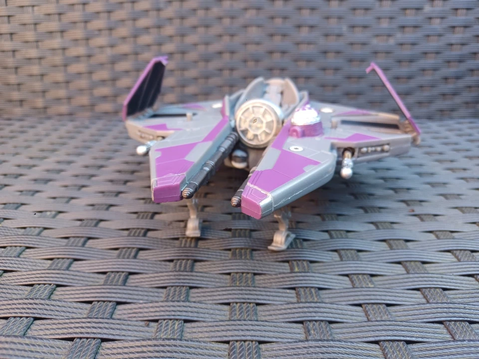 Transformers Star Wars Obi Wan Kenobi Jedi Starfighter action figure 2005 Hasbro - Image 3 of 4