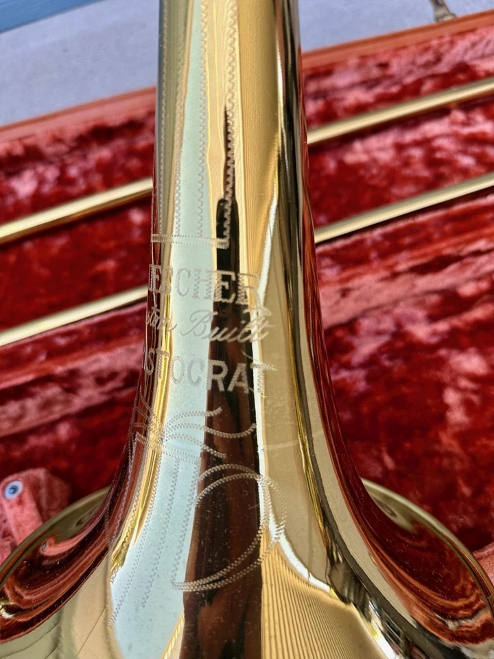 Buescher Custom Aristocrat (Model 414) Bb Tenor Trombone - Vintage 1950's - NICE - Image 4 of 4