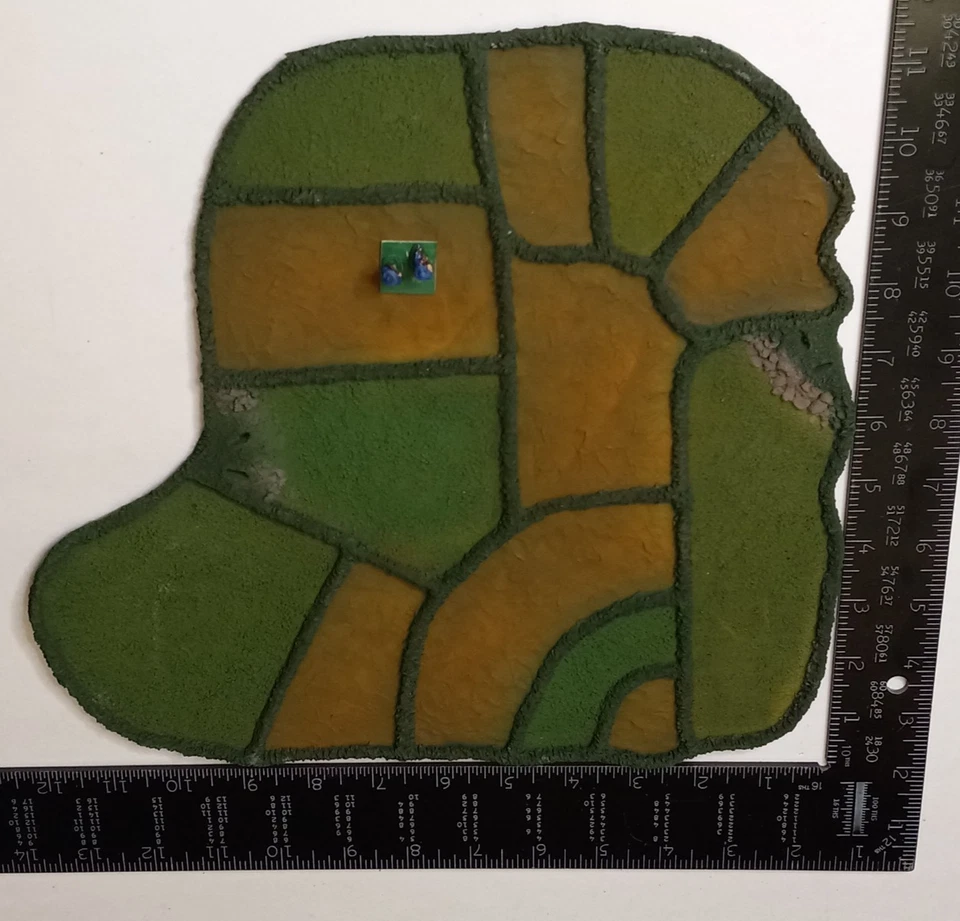 JR Miniatures jungle terrain. Rubber. Flocked and Painted. Wargaming, FOW, D&D - Image 3 of 4