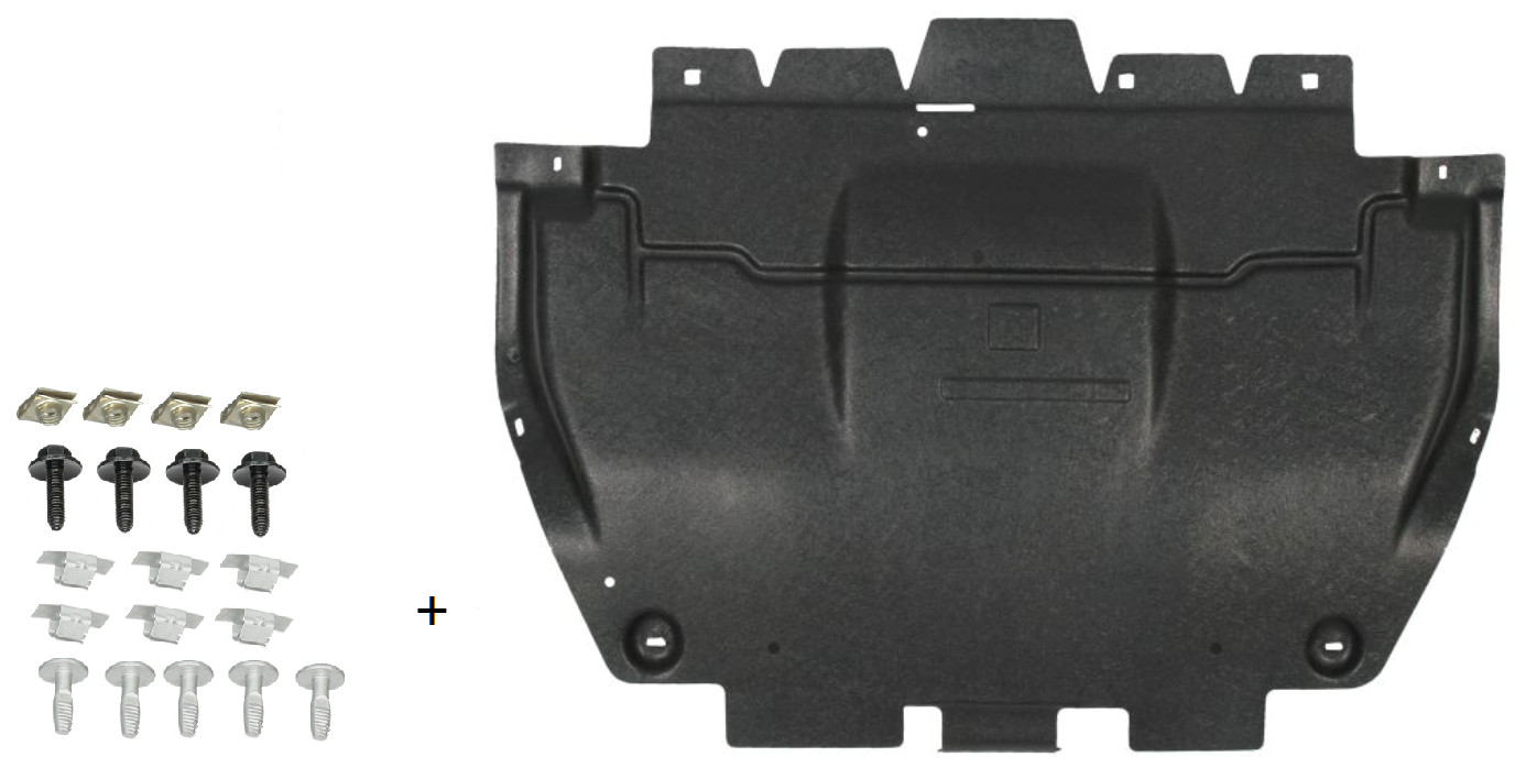 Plaque de rechange sous moteur Citroën C5 III pour passages de dos d'âne