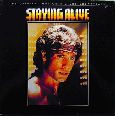 LP Bee Gees, Cynthia Rhodes and others Staying Alive GATEFOLD SLEEVE RSO