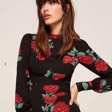 REFORMATION Carnation Dress In Hera Floral Print size 4 NWOT