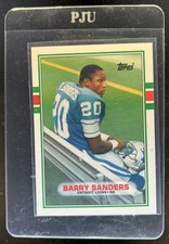 1989 Topps Traded Barry Sanders Rookie RC #83T Lions