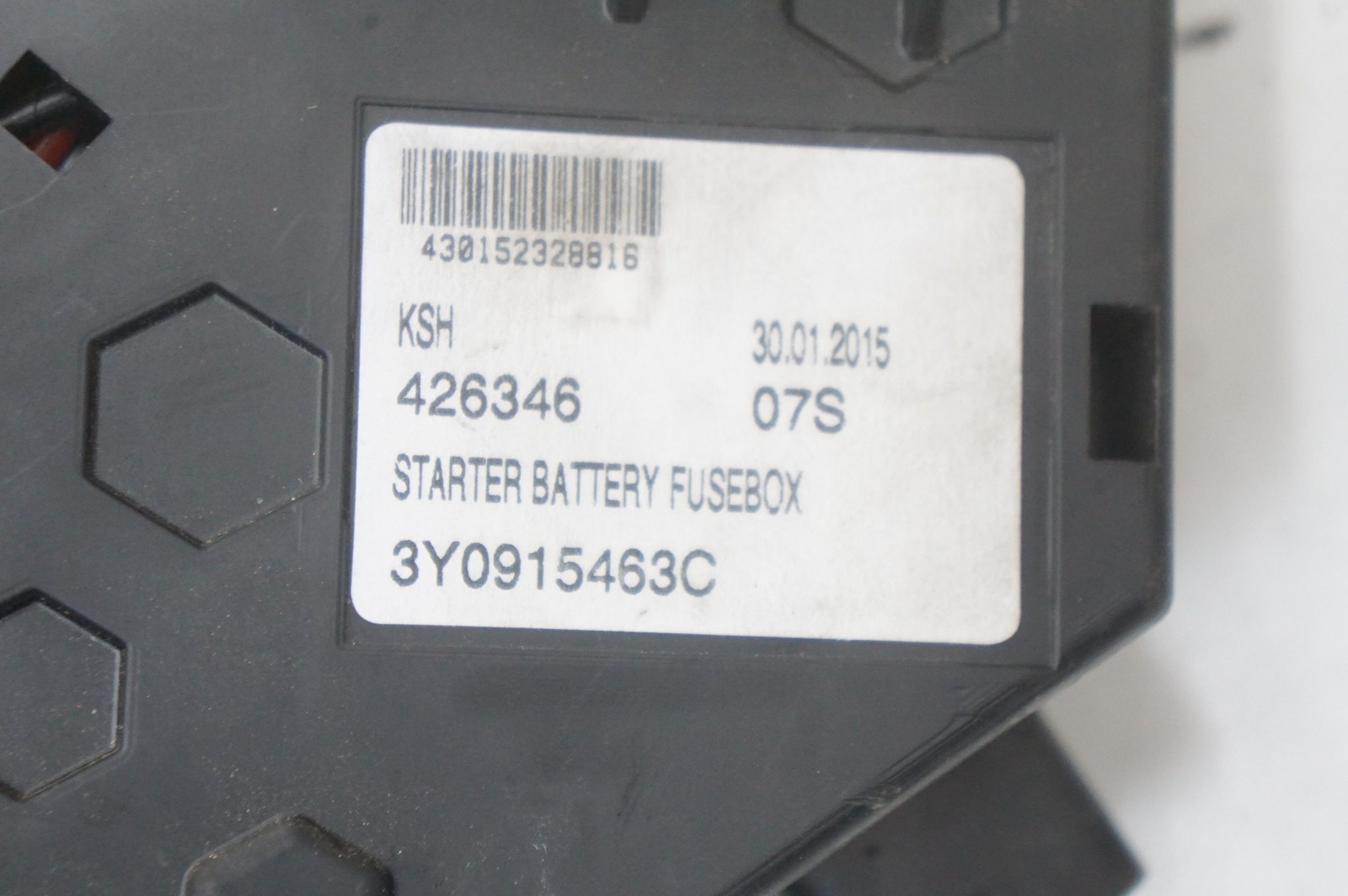 Starter Battery Fuse Box OEM 3W0915463 Bentley Continental Flying Spur 2013-2018