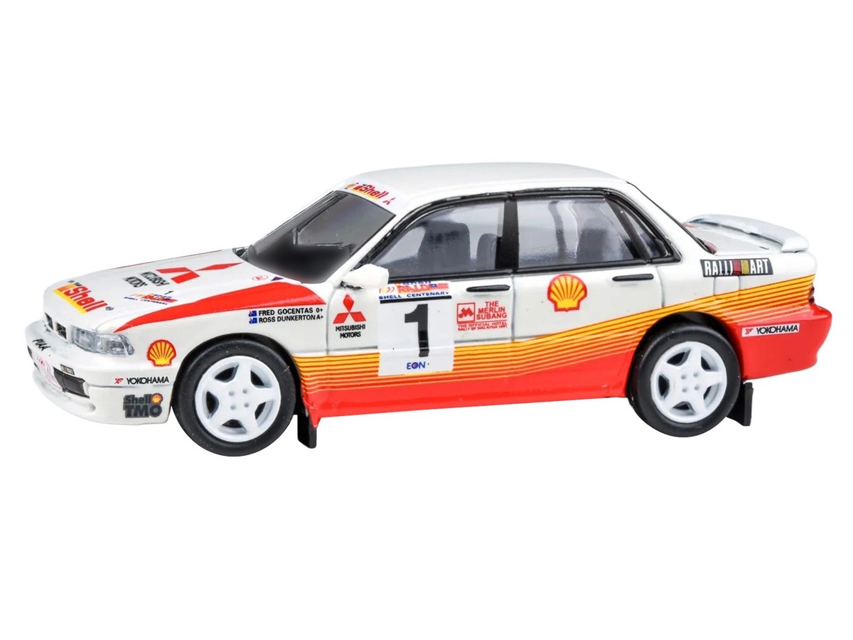 MITSUBISHI GALANT VR-4 RHD #1 WINNER RALLY MALAYSIA 1991 1/64