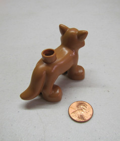 New Lego Duplo BROWN HUSKY DOG Forest Animal Zoo Piece #10803 for Sled
