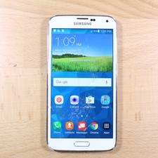 Samsung Galaxy S5 SM-G900v White Smartphone For Parts 298