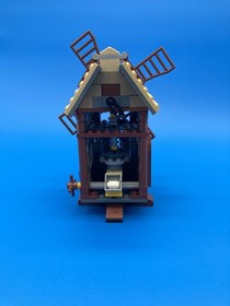 LEGO Castle Kingdoms Mill Village Raid 7189 (Windmill and Cart Only)