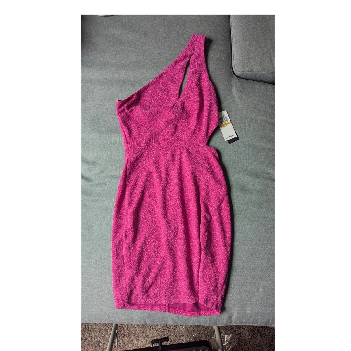 open lace back dress Amazon.com: My Michelle Junior's One Shoulder Short Prom Dress, Pink,  Medium : Clothing, Shoes & Jewelry main image 0