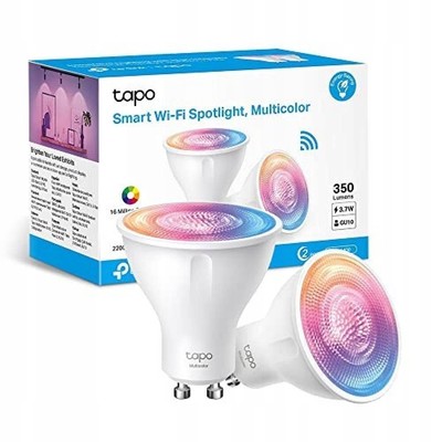 TP-Link Tapo L630 SmartHome Smart WiFi GU10 Multicolor 3,7 W Glühbirne, 2 Stück