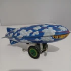 Stealth Zeppelin Wind-Up Toy Schylling Tin Collector Series Vintage Blimp