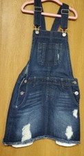 Girl's Guess Denim Overall Dress - Size 7