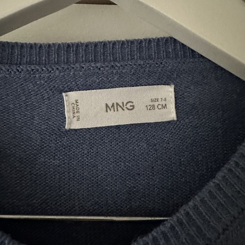 Cardigan MANGO bambina in cotone blu. Età 7-8. Usato pochissimo, ottime condizioni. - Foto 2 di 7