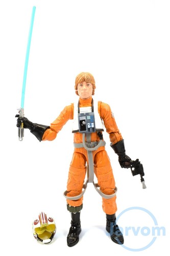 Star Wars Authentic Black Series 6" #01 Pilot Luke Skywalker ANH Loose Complete - 第 1/1 張圖片
