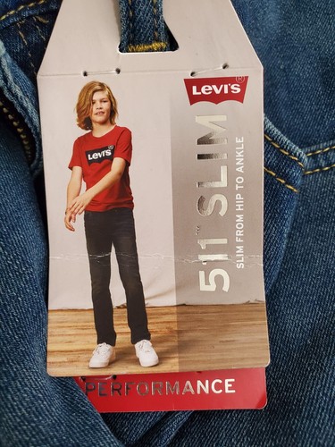 Levis Flex 511 Slim Fit Blue Jeans Youth Boys 18 Reg 29x31 Stretch Performance - Picture 11 of 13