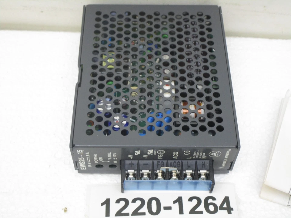 Entradas de fuente de alimentación Nemic-Lambda EWS25-15 15 VDC 1,8 amperios 85-250 VAC 110-330 VDC Foto 4 de 4