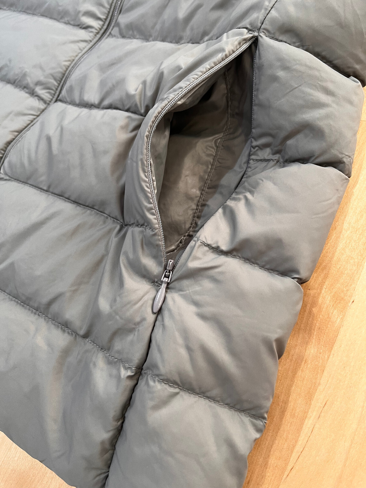 Quince GRAY Lightweight Down Packable Puffer Jack… - image 7
