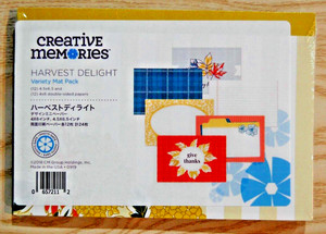 Creative Memories -   Harvest Delight Variety Mat Pack - Retired NLA