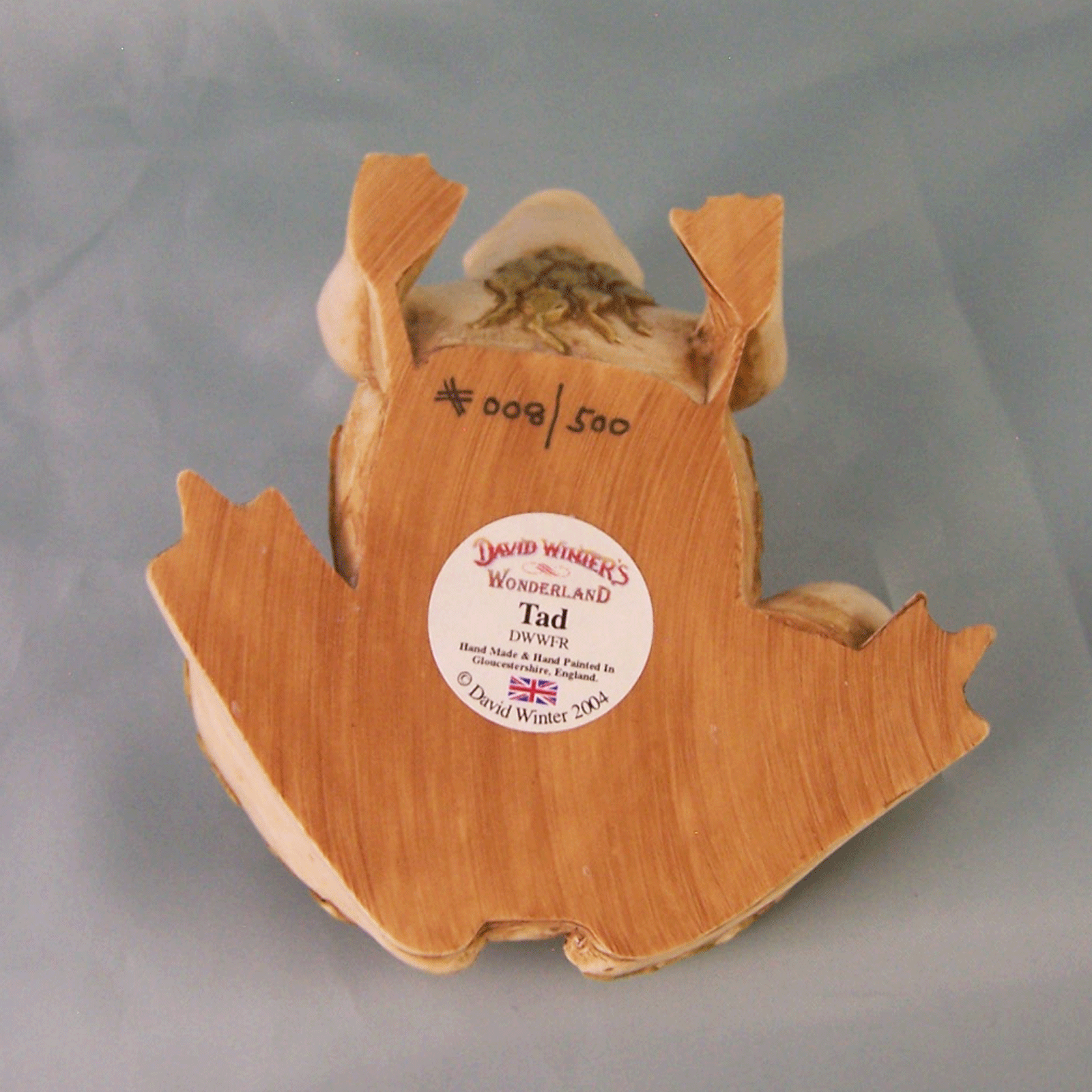 Harmony Kingdom Tad the Frog VHTF LE David Winter's Wonderland COA MIB New NOS - Picture 5 of 6