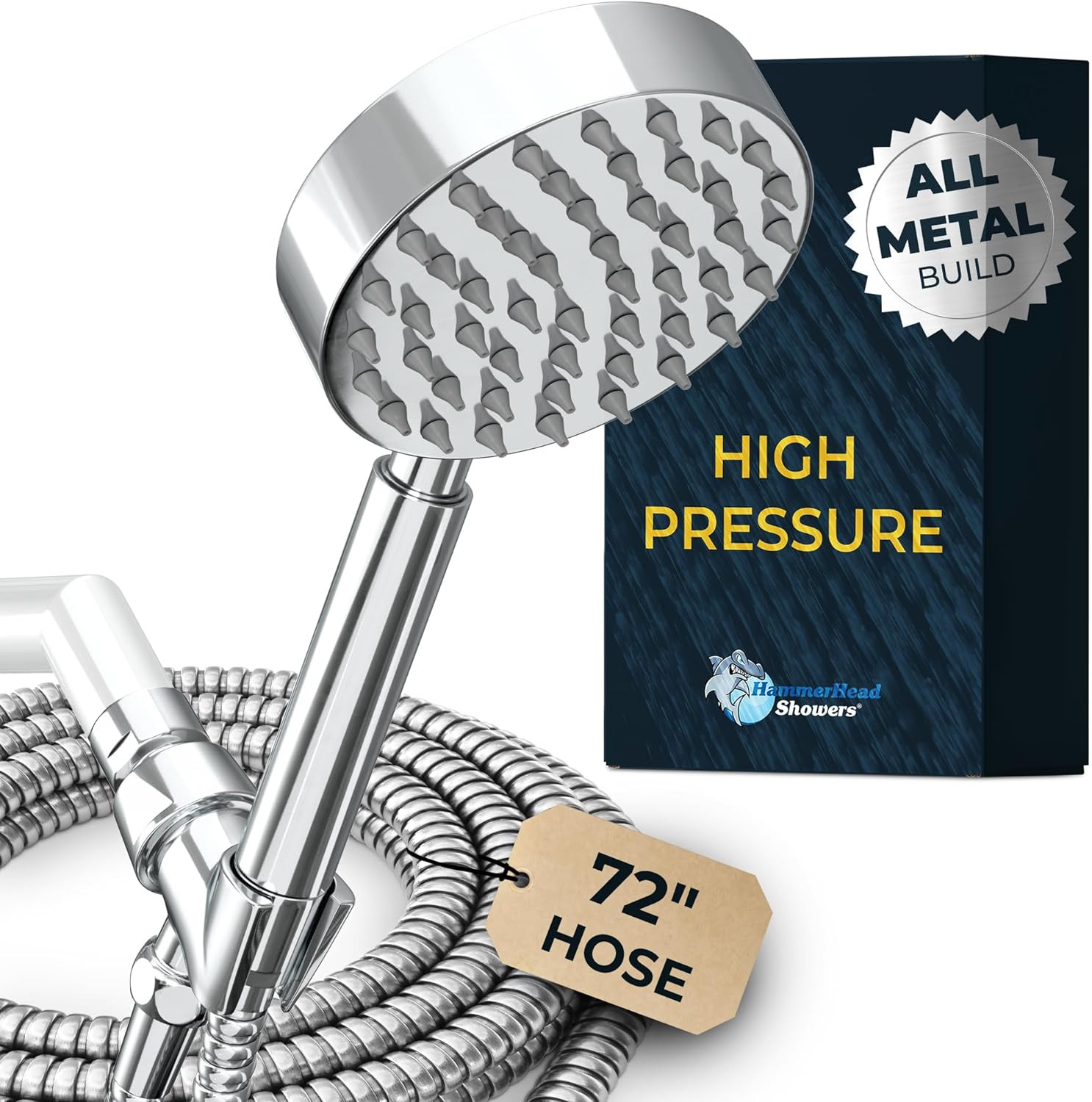With 6ft Hose & Brass Holder